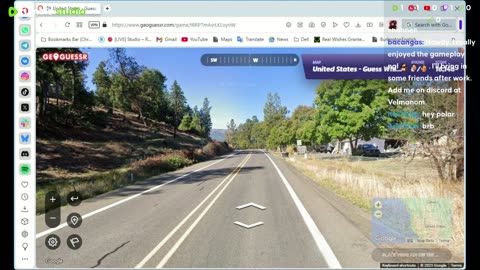 finishing up the guessing near a big city and community