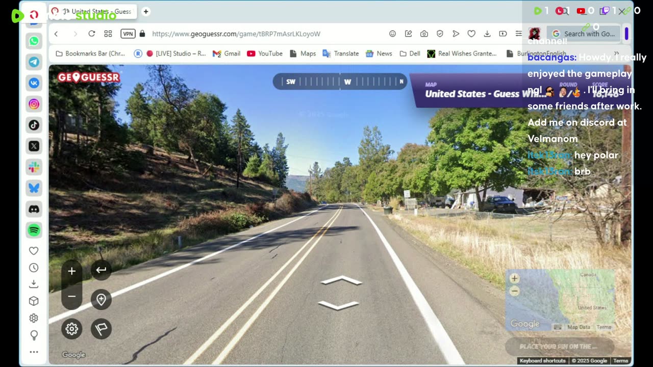 finishing up the guessing near a big city and community