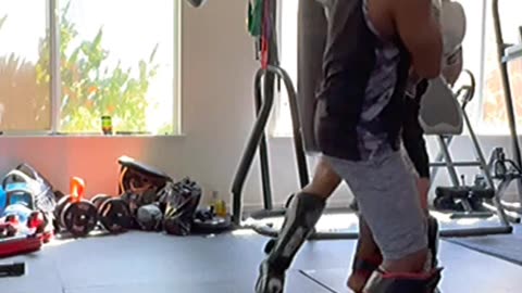 Watch the full clip of my former student and I ferociously training