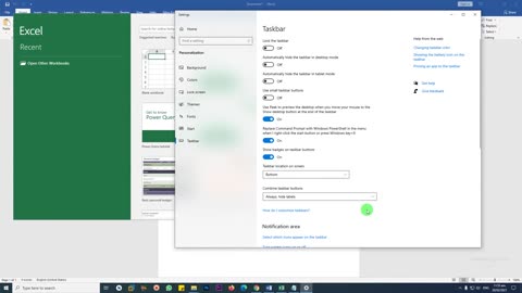 Use The Taskbar To Peek At The Desktop