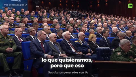 Histórico discurso de Putin ante el Colegio del Ministerio de Defensaok