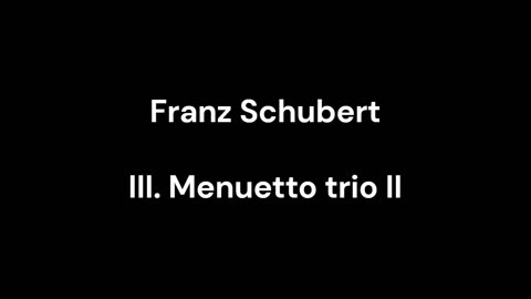 III. Menuetto trio II