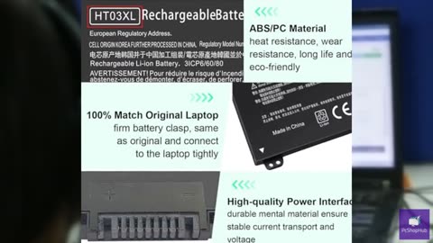 HT03XL L11119-855 Laptop Battery for HP Pavilion 14-CE 14-CF 14-DF 15-CS 15-DA 1