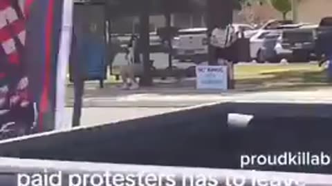 protesters moving on