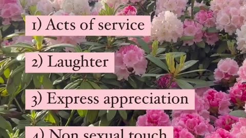 Non sexual ways to bild Intimacy