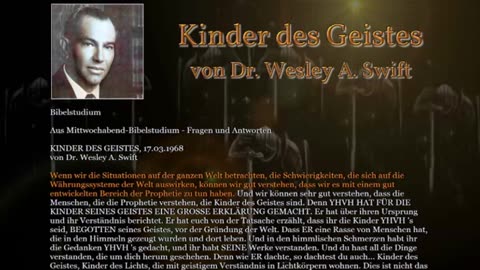 CHILDREN OF THE STRANGER - DR WESLEY SWIFT.