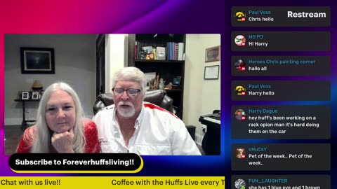 Coffee with the Huffs