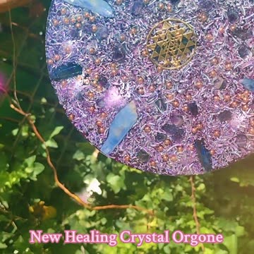 Healing Crystal Sacred Geometry Orgone Energy Charging Plates