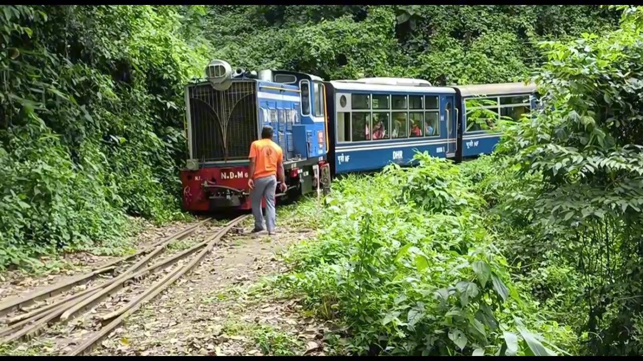 Z REVERSE No.1 (ZIG ZAG RAIL LINE) of Darjeeling Himalayan railways .A heritage site