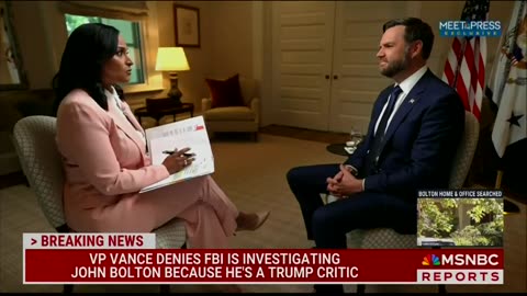 JD Vance: There is widespread concern about Ambassador Bolton."