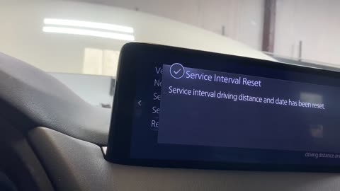 2023 Mazda CX 5 - Maintenance Reset
