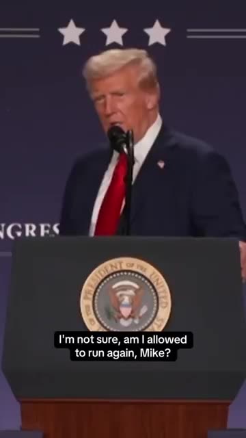 Trump muses about running for third term as president