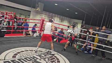 Joey sparring Schneider 1. 12/4/25