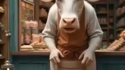 🚨_गाय_की_मिठाई_की_दुकान_पर_हमला_🐮 || Intellitoon || Hindi Short video || Cow story || Viral Story