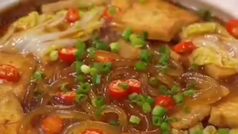 "Spicy Glass Noodle Tofu Stew 🍜 | Ultimate Comfort Food Recipe!"