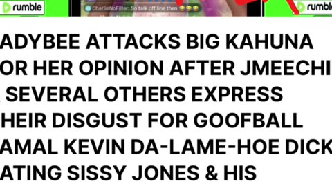 BIG KAHUNA READS LADYBEE FOR FILTH & REMINDS EVERYBODY SHE WANTED PASTOR P DEAD