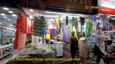 Old Nazirabad Road, Tundey Kabab (Aminabad), Lucknow Travel Vlog Mar 2024
