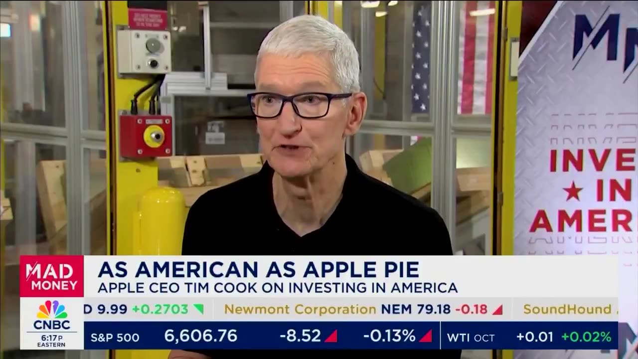 Apple CEO Tim Cook Says Trump's Tariffs Are 'a Motivating Factor' for Investing in the USA