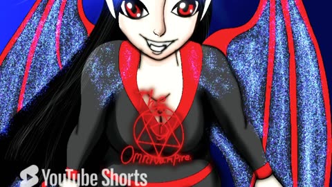 Speed-paint happy vampire