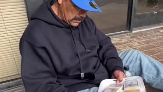 Millionaire blessed construction worker and his story was so sad.hd