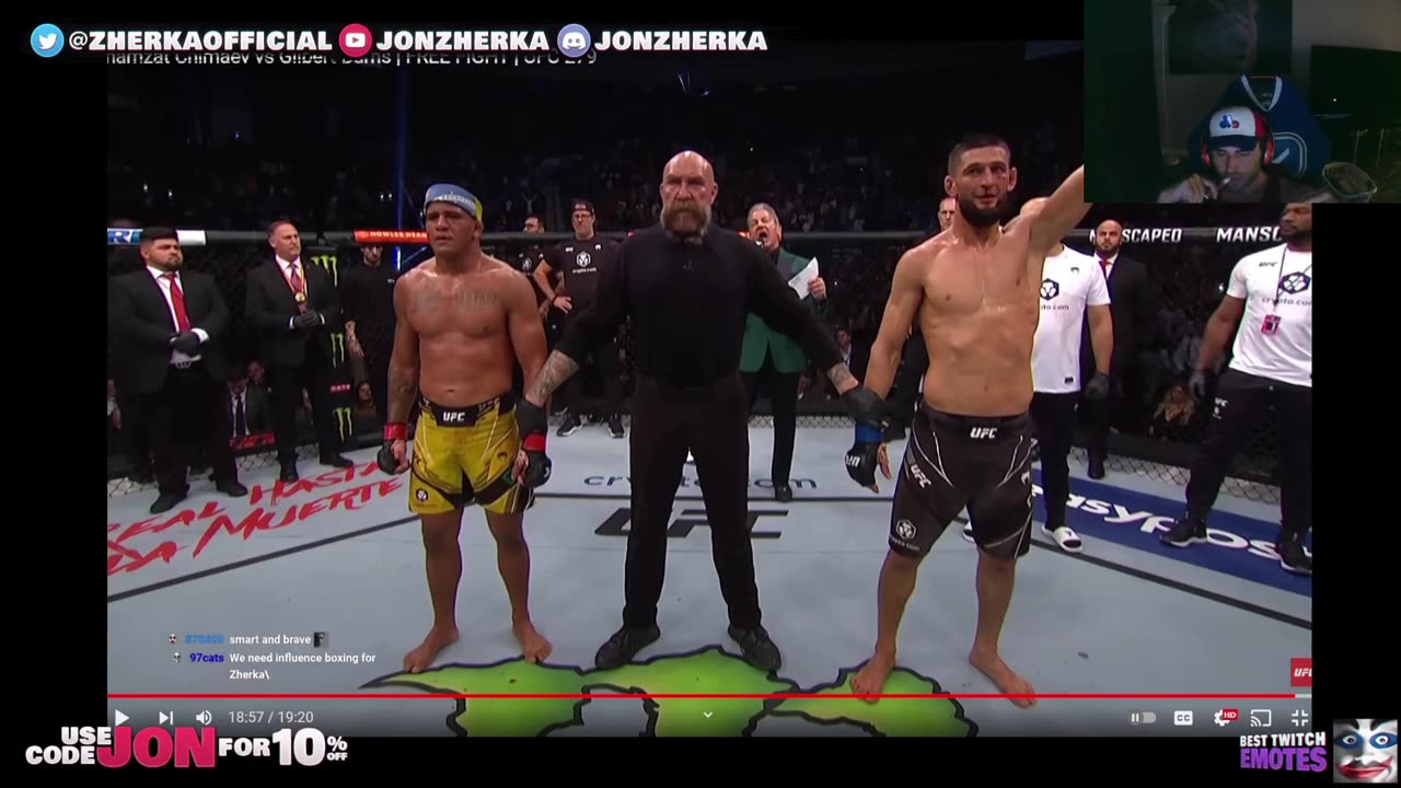 JON ZHERKA CHIMAEV VS BURNS REACT STREET FIGHT TALK | Zherkology VOD