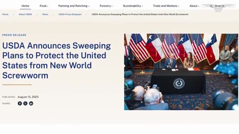HHS confirms first travel-related case of New World screwworm in human