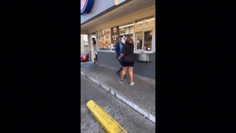 The Nigga Came Out at Church's Chicken because a hoodrat did not know how to act