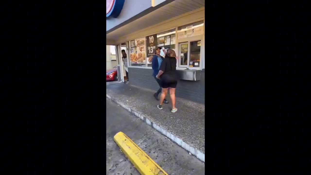 The Nigga Came Out at Church's Chicken because a hoodrat did not know how to act