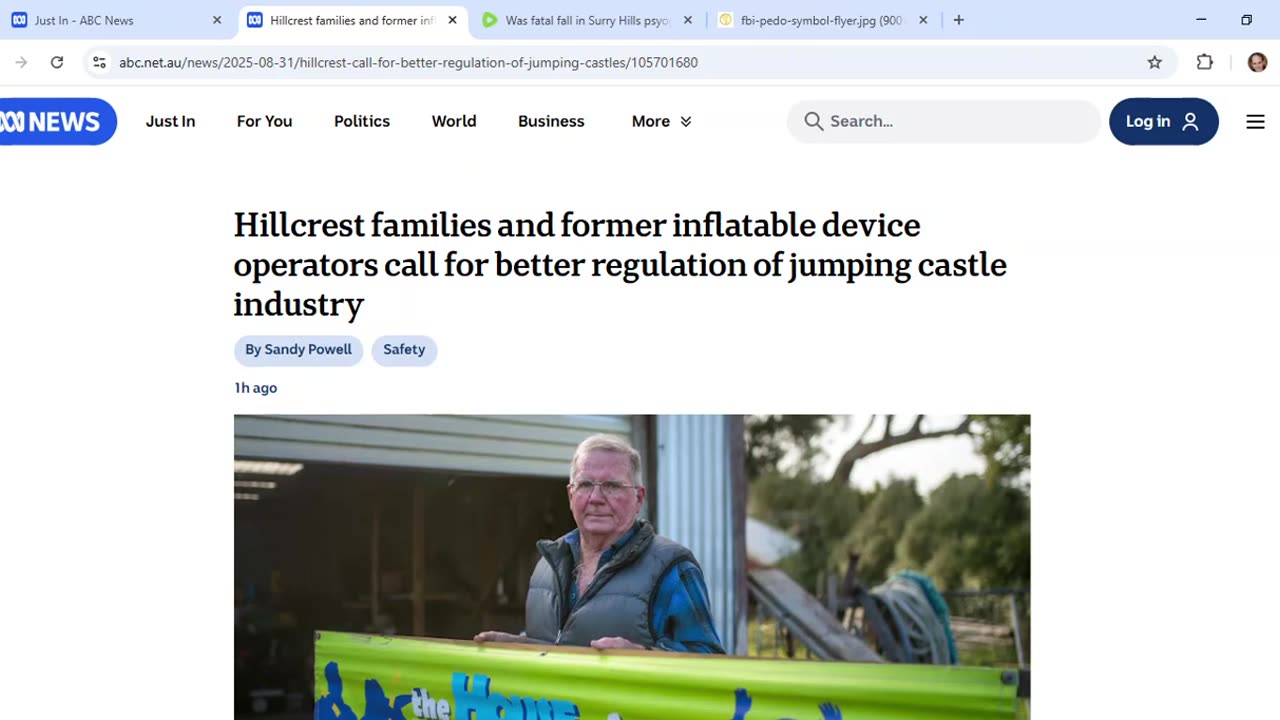 ABC posts Hillcrest story featuring a Gamble right after one about gambling. Clear comms