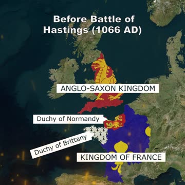 Normans (France) vs England before Battle of Hastings (1066 AD) vs after-1