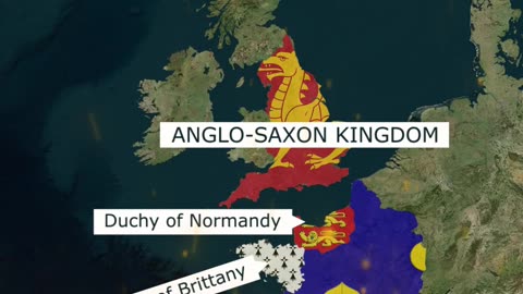 Normans (France) vs England before Battle of Hastings (1066 AD) vs after-1