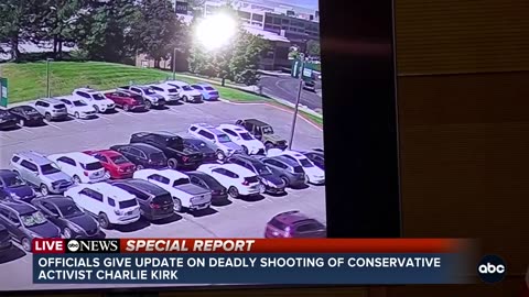 video showing suspected shooter sought in killing of Charlie Kirk