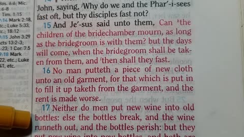 Questions Jesus About Fasting..