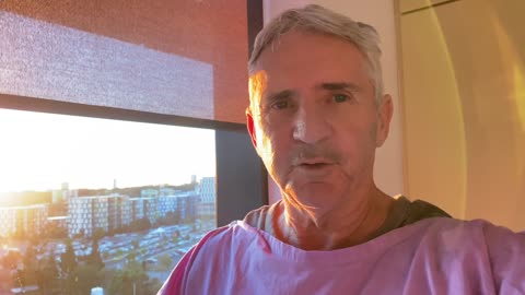 Cancer Update 15: Gary’s Day 2 Post-Prostatectomy – Standing Tall with a Sunrise View!
