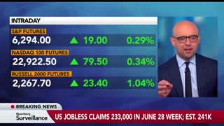 Even Bloomberg is surprised by how strong the jobs numbers came in.