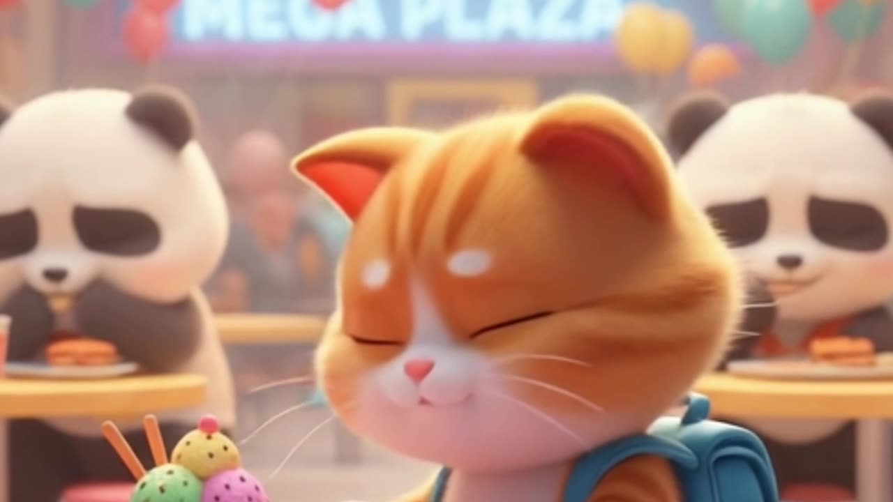 Cute Cat’s Fun Day at the Mall 🛍️🐱 | 3D Cartoon Shorts