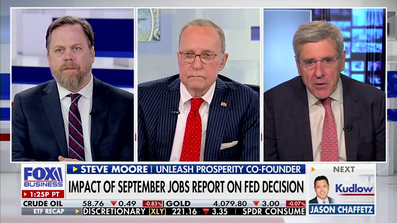 Steve Moore Shares What He Likes Most About Jobs Report