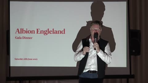 Albion Chairman John D. Flanagan Presentation at Albion Engleland Ball