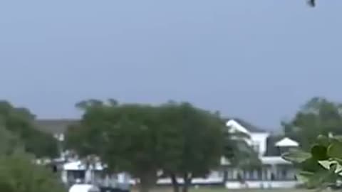 Breaking: Lightning Strikes a Tree Nearby