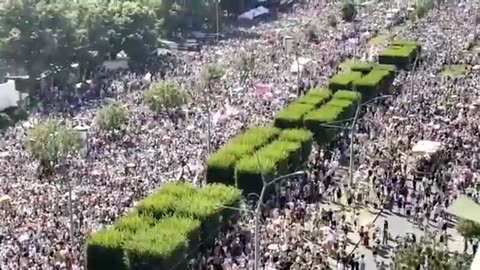 Budapest's banned Pride march swells into mass demonstration