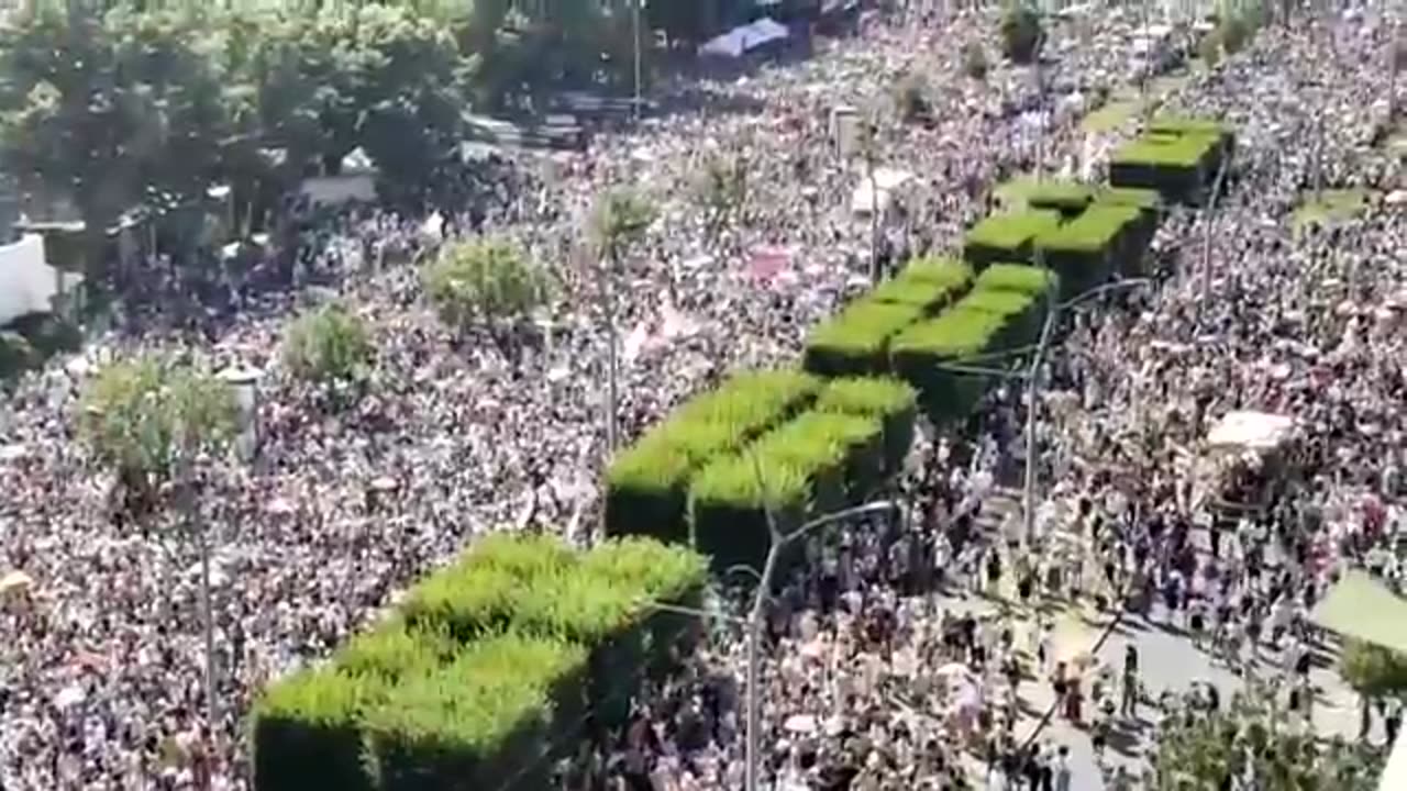 Budapest's banned Pride march swells into mass demonstration