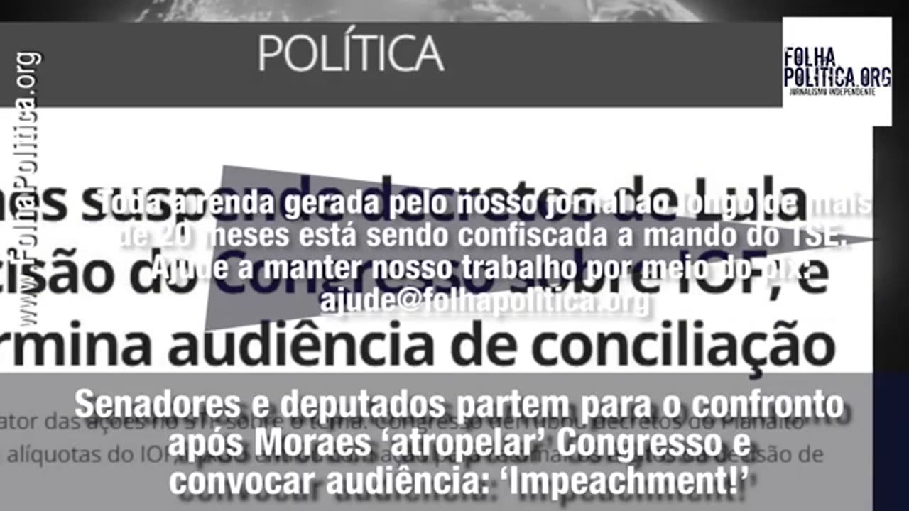 Senadores e deputados partem para o confronto após Moraes ‘atropelar’ Congresso e convocar...