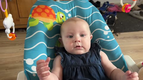 Always the Happiest Baby When Daddy Plays With Me
