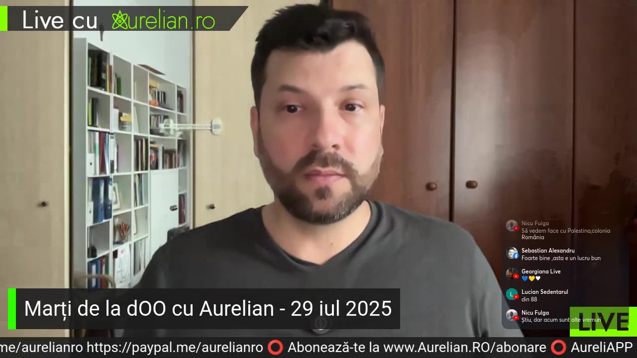 Marți de la dOO cu Aurelian - 29 iulie 2025