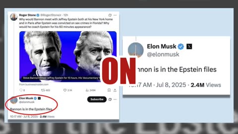 Fact Check: Elon Musk DID Post On X That Steve Bannon 'Is In The Epstein Files'