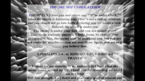 You Are Not Under Attack