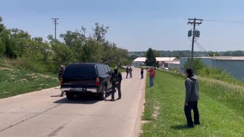Protesters tried BLOCKING the ICE vehicles