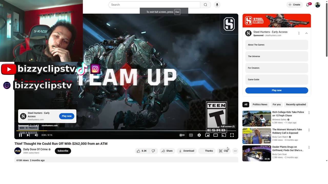 Robs A Bank In 2025.... Deposits in his Bank account IS CRAZY!!!!