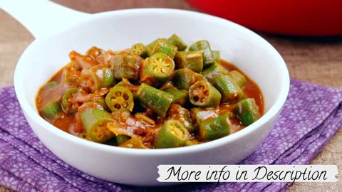 Keto🍛Okra Curry | Easy Low-Carb Indian Curry Recipe | #Shorts