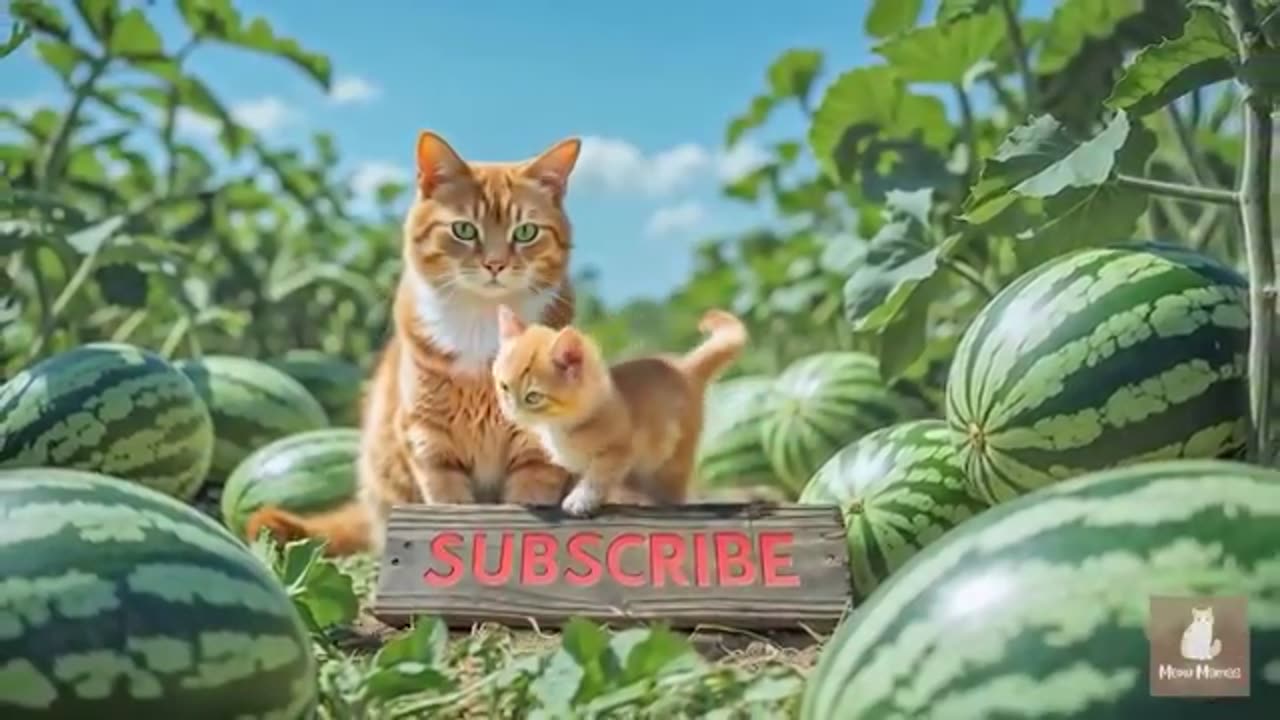 Mama Cat Rescue an Abandoned Bunny While Harvesting Carrots, Bunny Finds Home With Cats ❤️🐰🐱